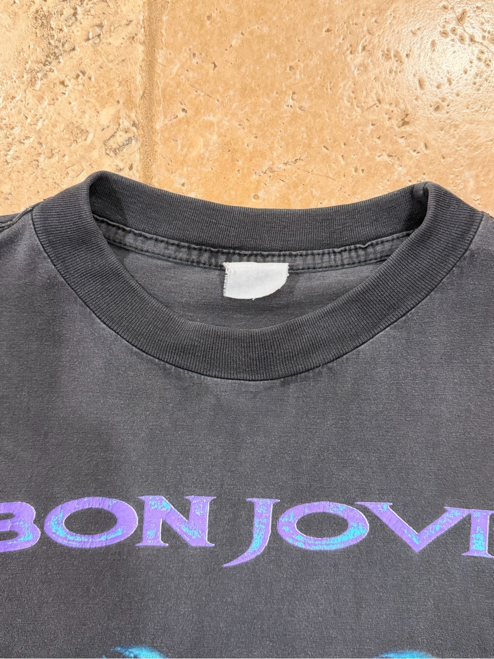 Vintage Bon Jovi 1995 World Tour Faded Band Tee - Picture 8 of 15